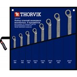 Набор ключей накидных изогнутых 75 град. сумка "THORVIK"  8 пред. (6х27 мм) (ORWS008)